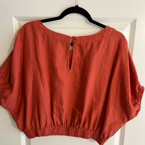 Faherty Cala Linen Top - Picture 8 of 8